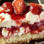 Strawberry Cheesecake Dump Cake