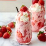 Strawberry Ice Cream Float