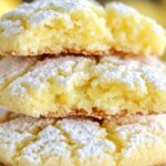 Soft and Chewy Lemon Crinkle Cookies