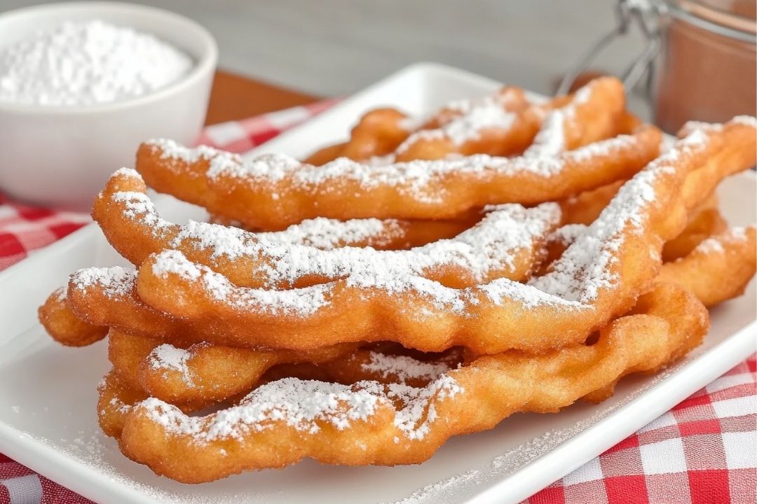 Crispy Funnel Cake Sticks