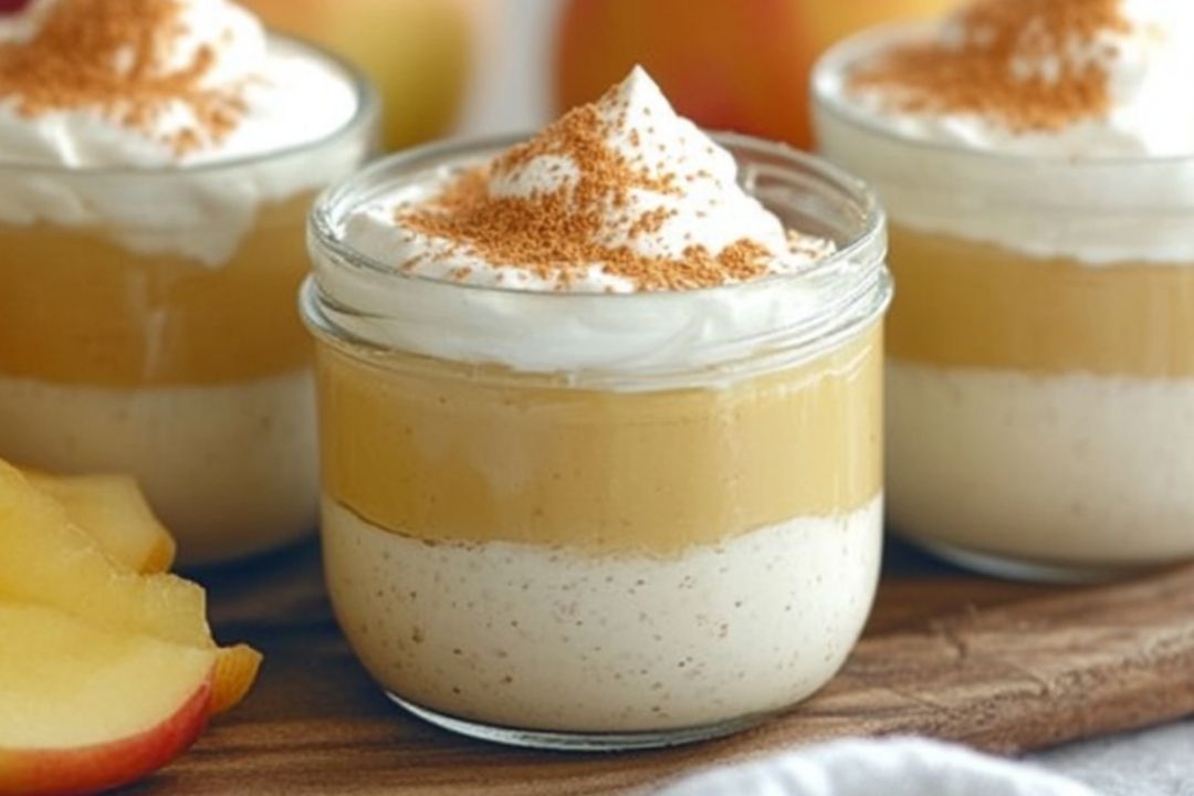 Quick & Easy Cinnamon Cream with Applesauce