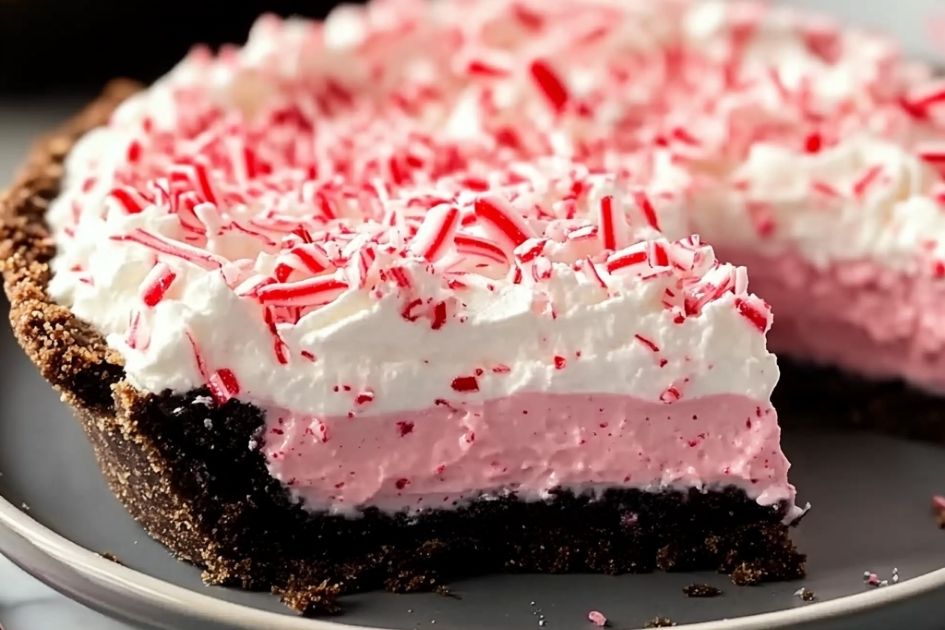 Christmas Peppermint Pie