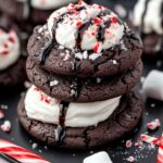 Peppermint Hot Chocolate Cookies