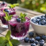 Frozen Blueberry Margarita Mocktail