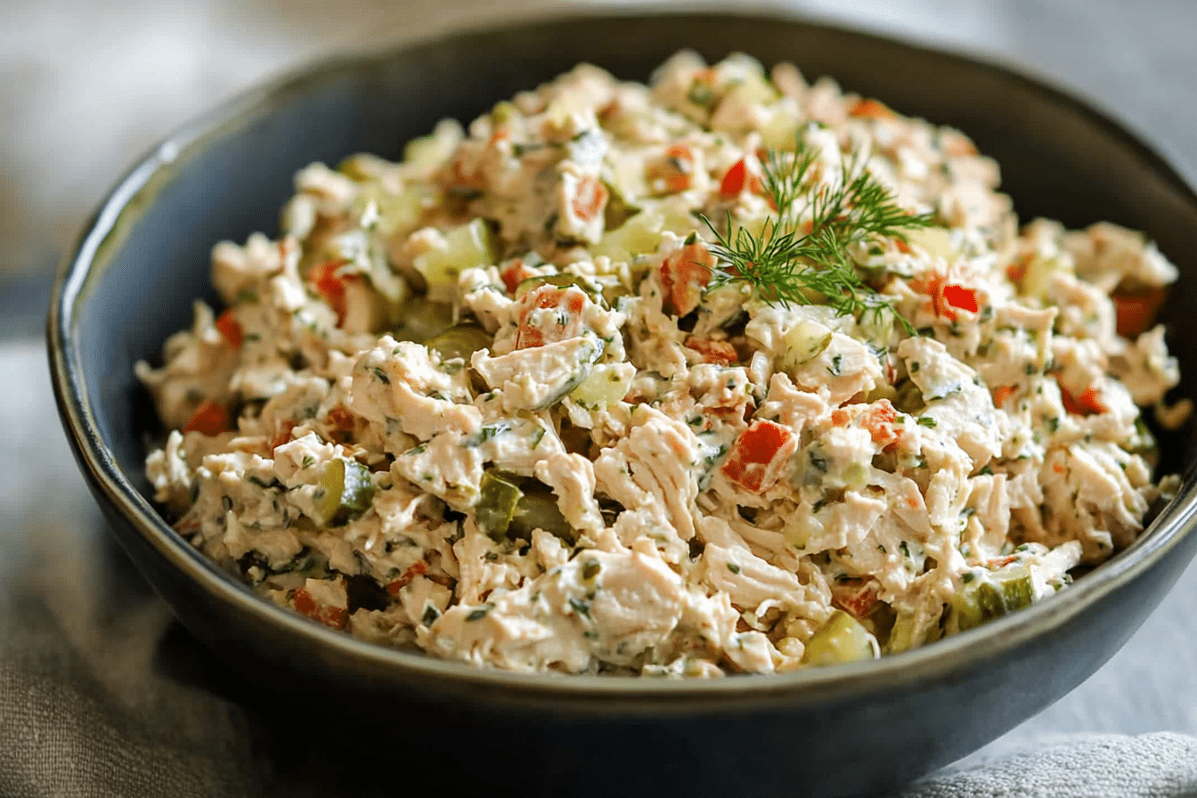 Dill Pickle Chicken Salad