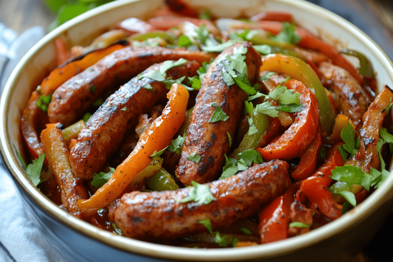 Andouille Sausage Peppers Recipe