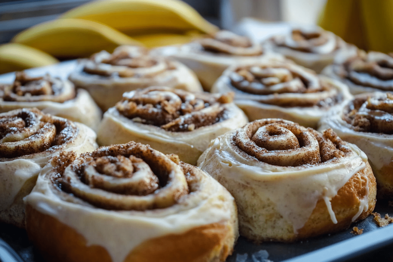 Cinnamon Roll Banana Bread