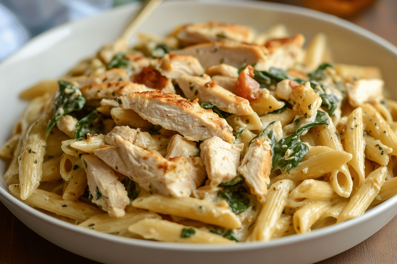 Chicken Spinach Penne
