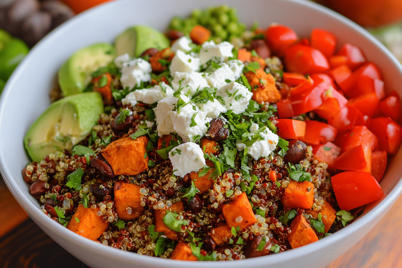 Chipotle Sweet Potato Quinoa Salad