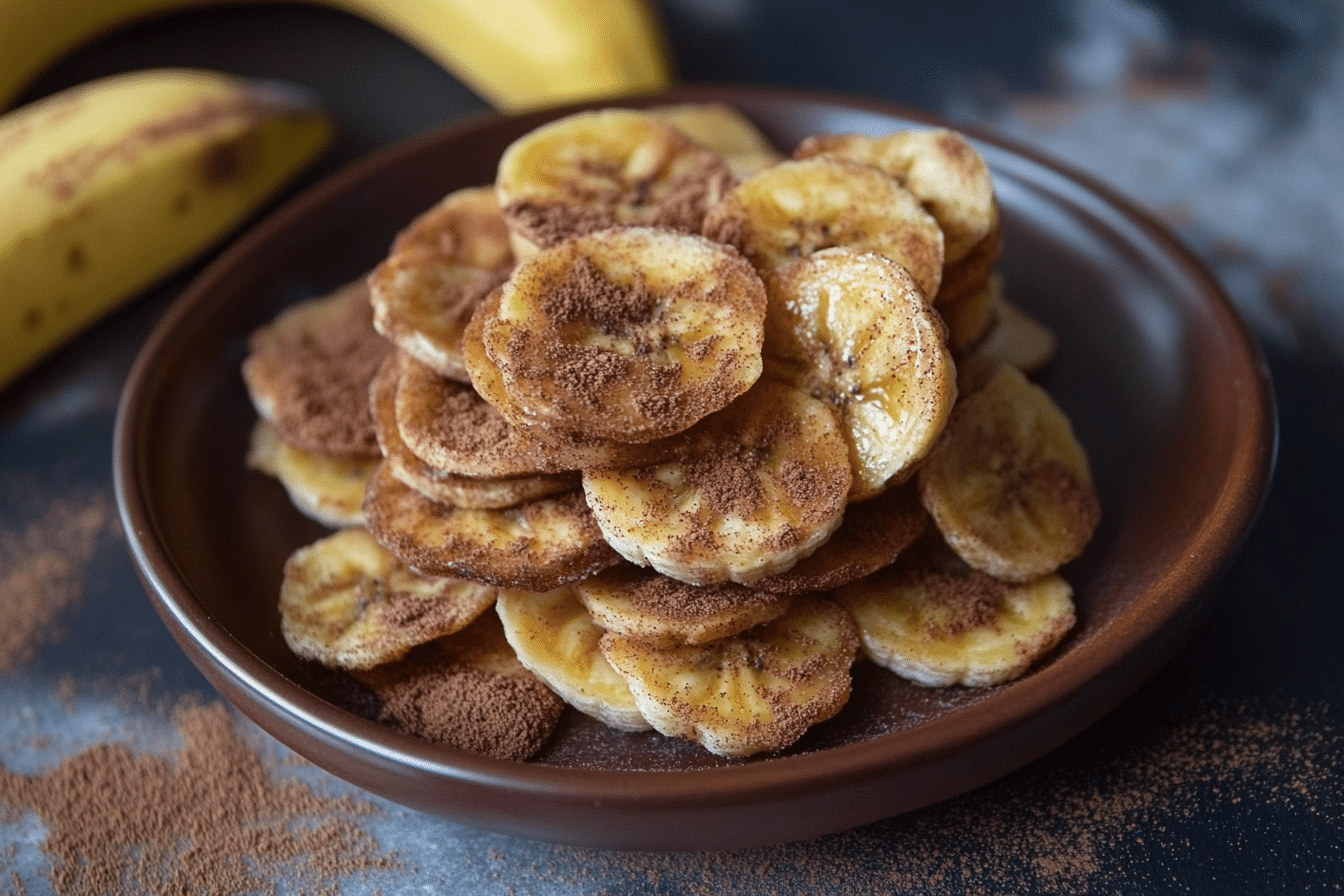 Cinnamon Banana Chips