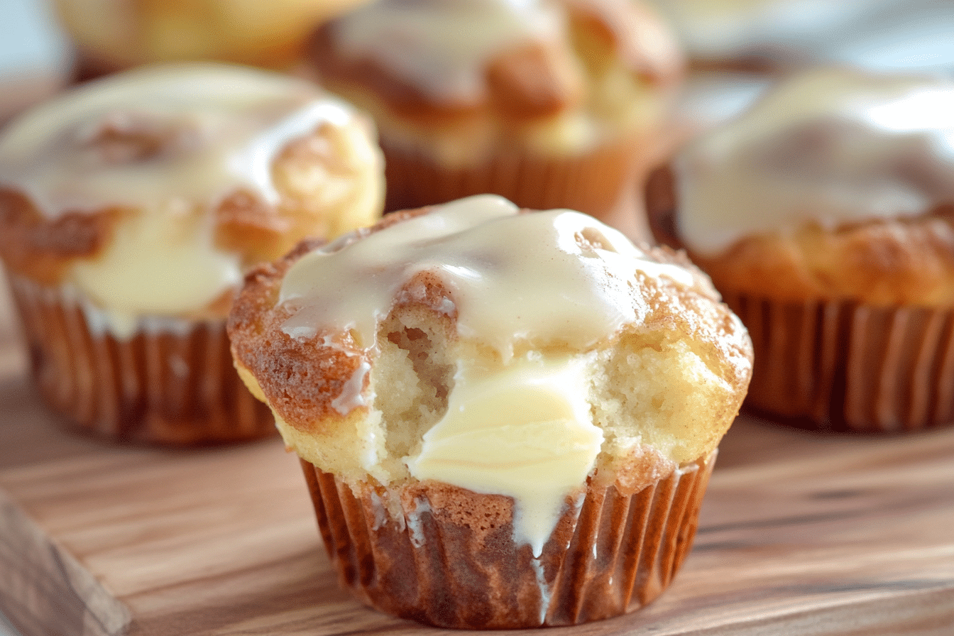Cinnamon Cream Cheese Muffins