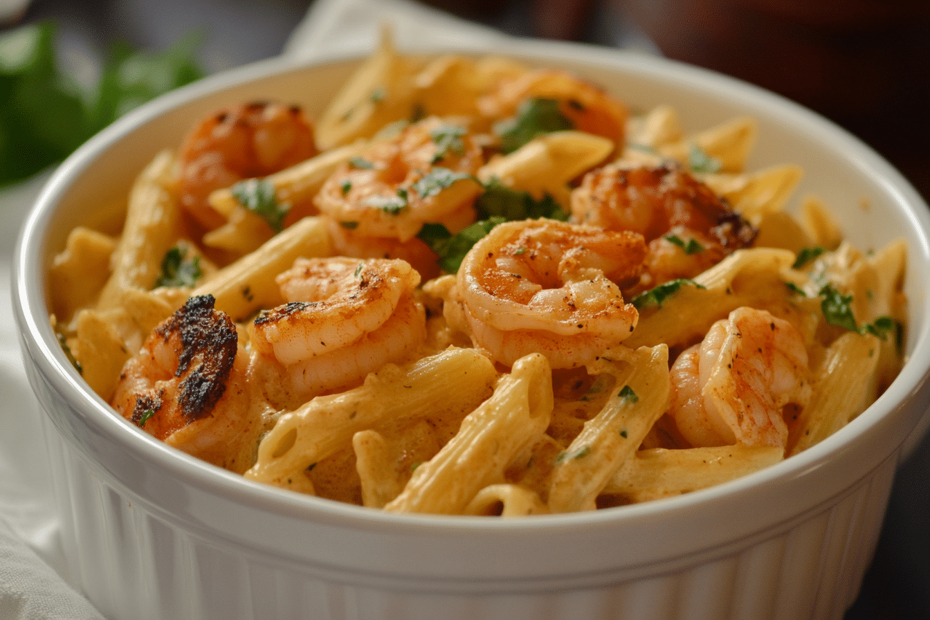 Creamy Cajun Shrimp Pasta