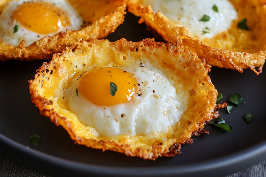 Crispy Cheese Eggs