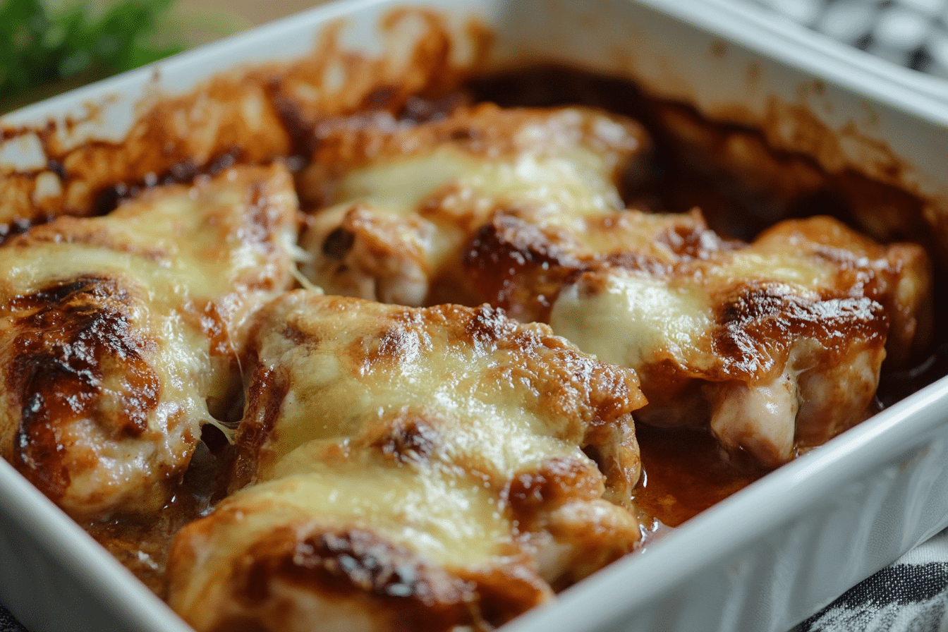 Onion Chicken Bake