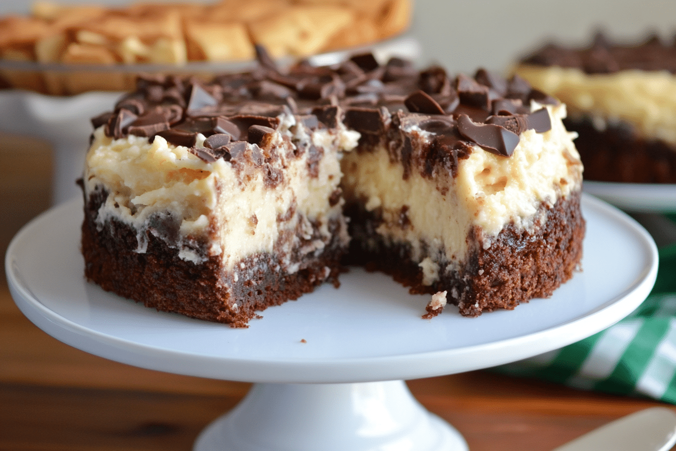 German Chocolate Cheesecake
