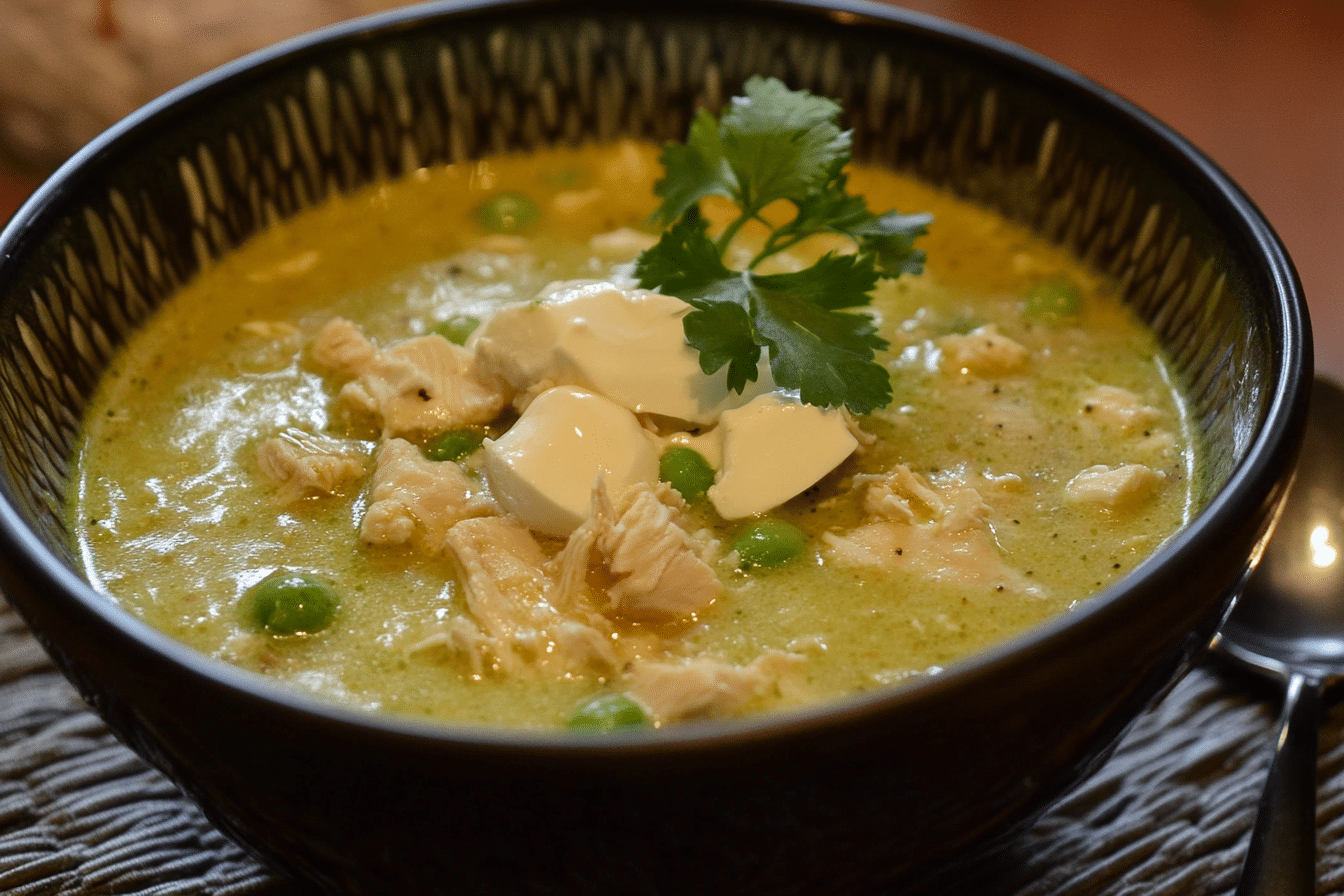 Green Chicken Enchilada Soup