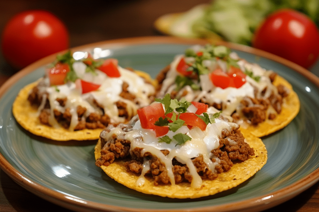 Ground Beef Tostadas