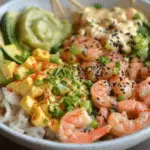 Hawaiian Shrimp Poke Bowl