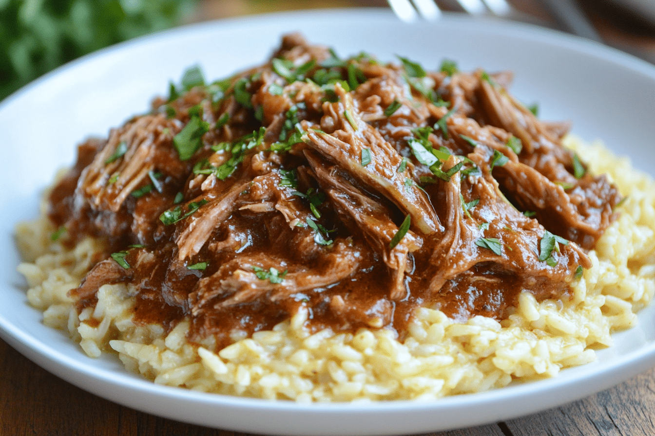 Italian Pot Roast & Parmesan Risotto