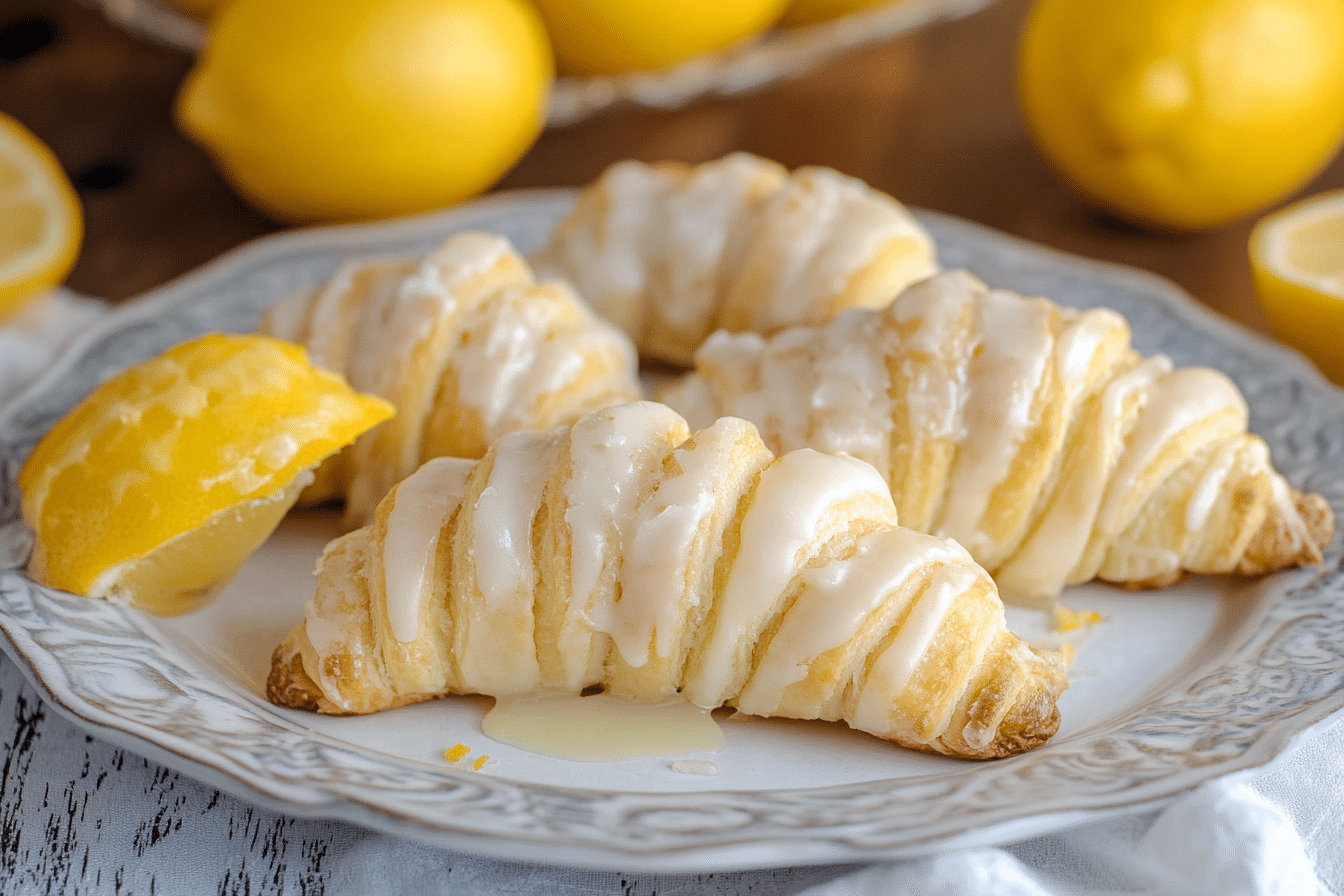 Lemon Cheesecake Crescent Rolls