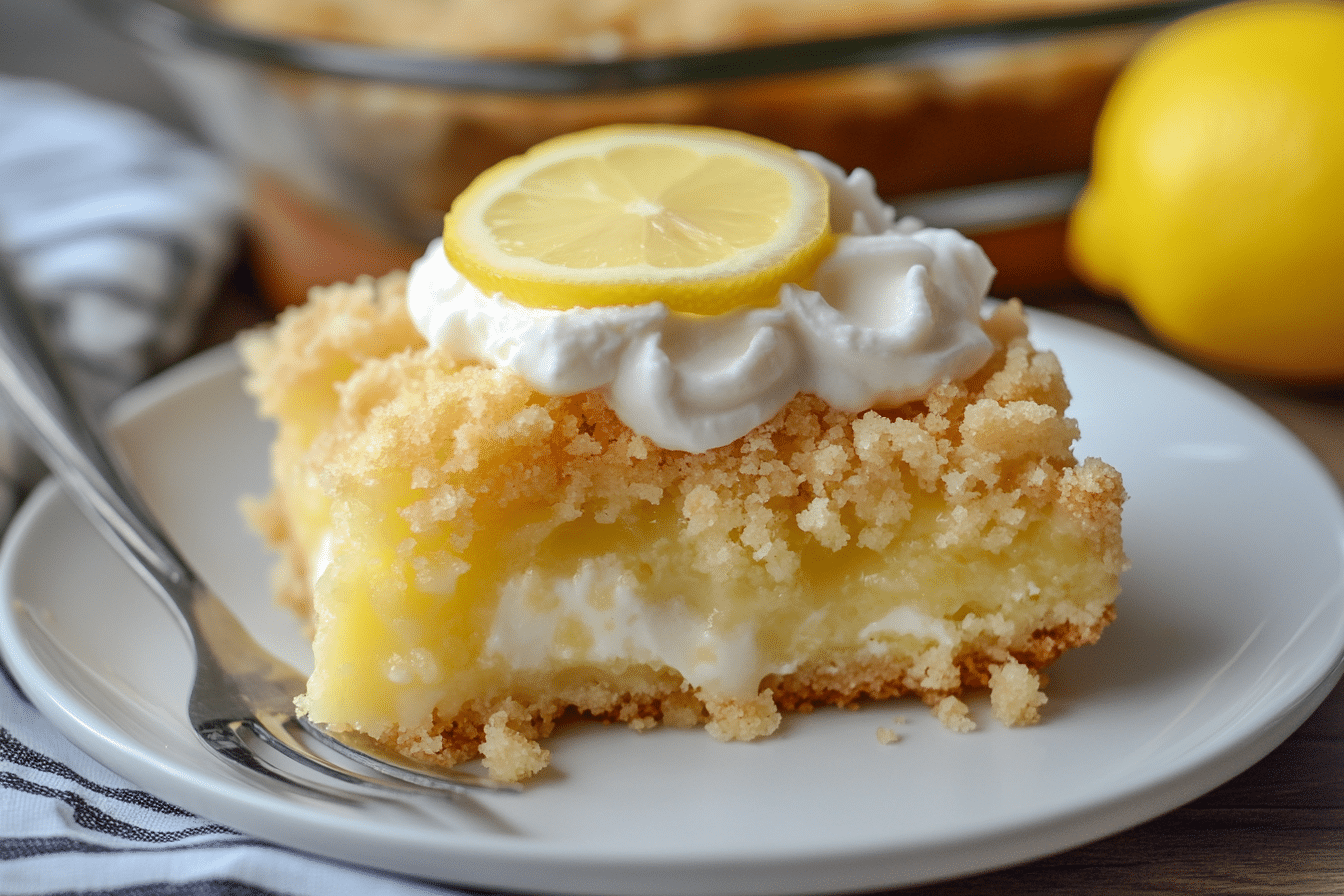 Lemon Dump Cake