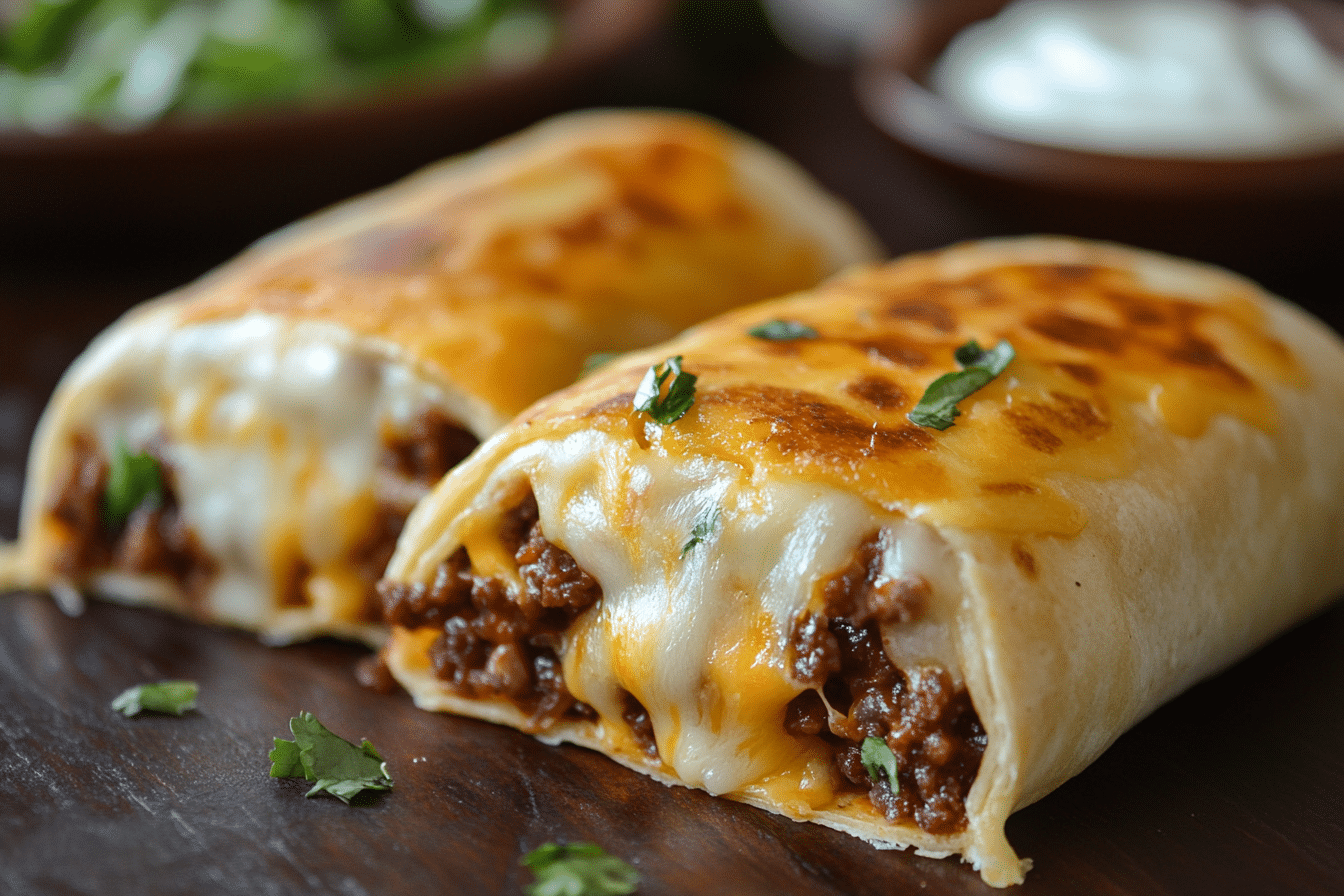 Cheesy Pocket Tacos