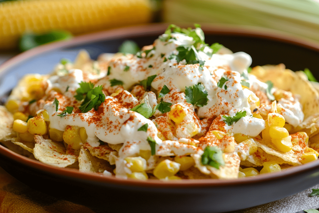 Mexican Street Corn Nachos