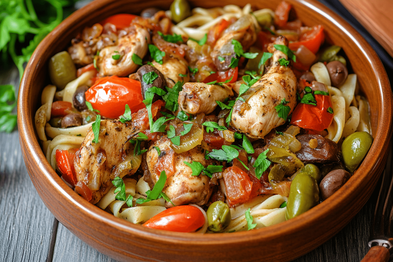 Mediterranean Slow Cooker Chicken