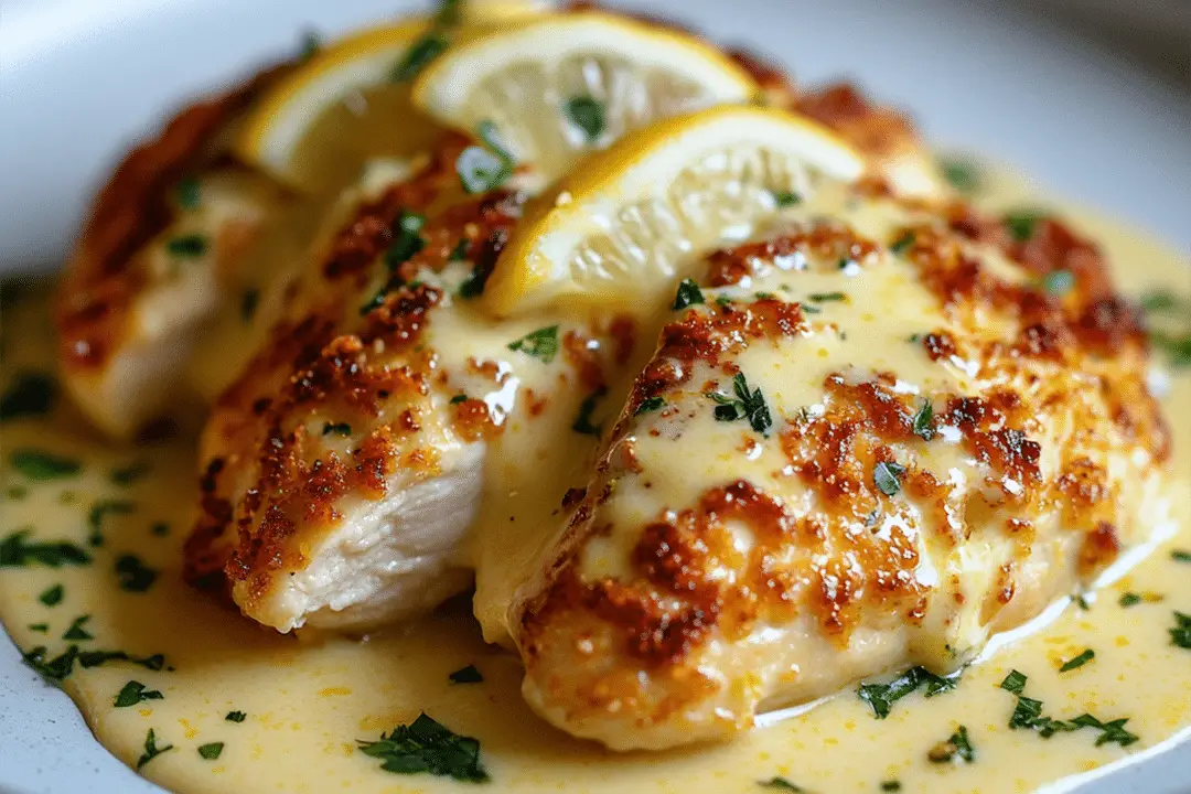 Lemon Pecorino Crusted Chicken