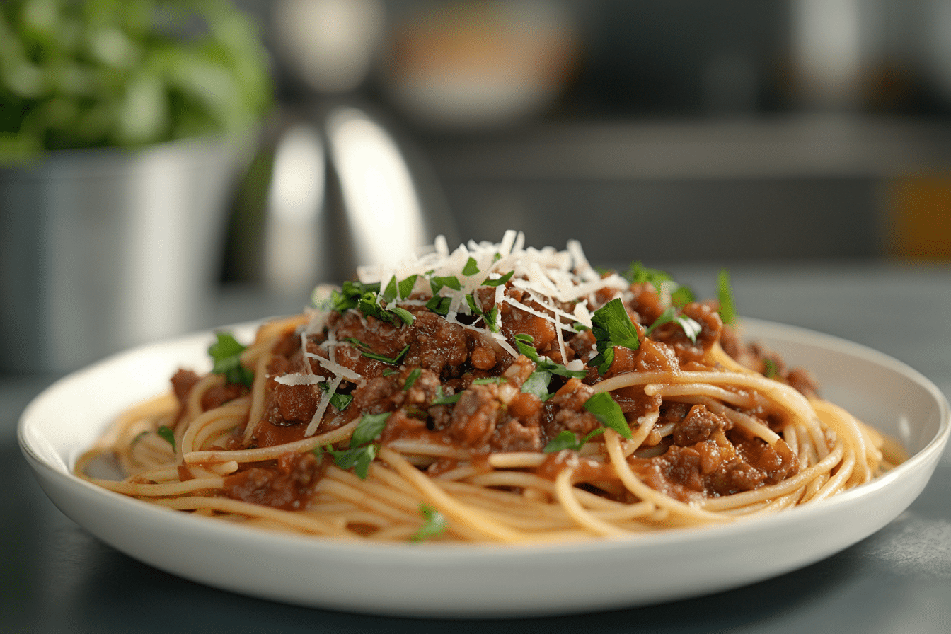 Spaghetti with Beef Sauce