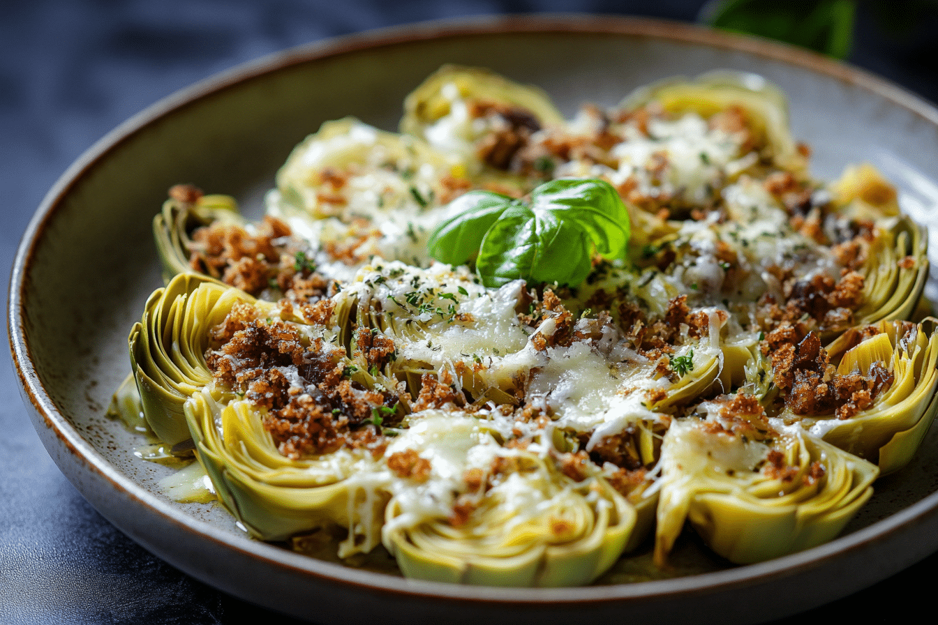 Parmesan Artichoke Hearts