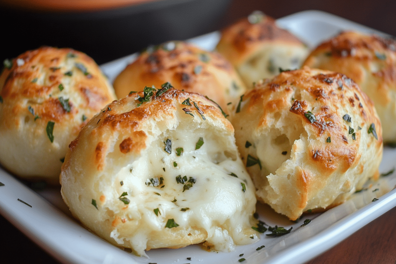 Mozzarella Biscuit Bombs
