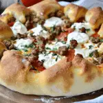 Neapolitan Ricotta Stuffed Crust Pizza