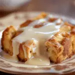 Bread Pudding with Vanilla Sauce