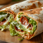 Pepperoni Pizza Wraps