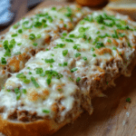 Philly Cheesesteak Garlic Bread