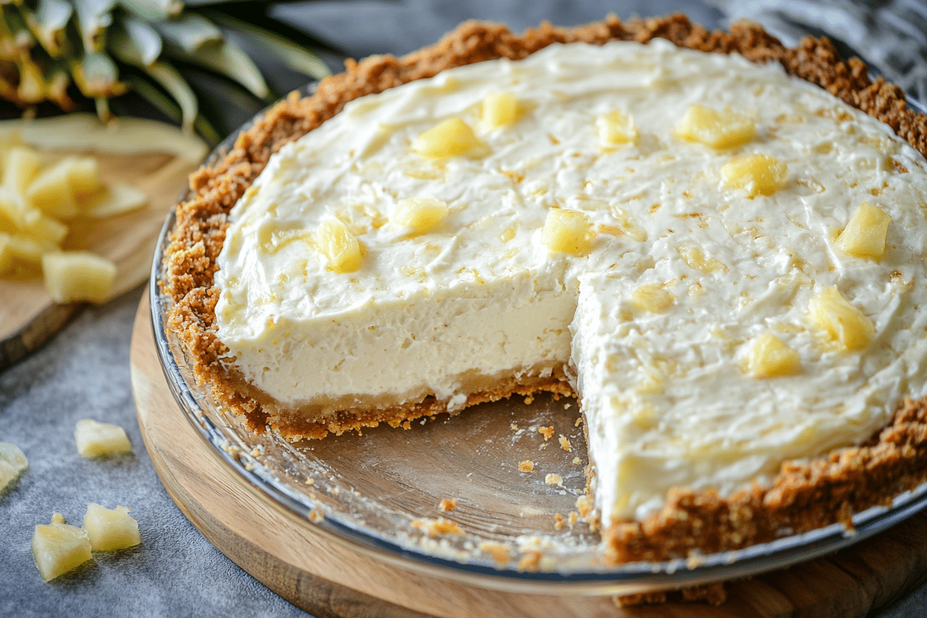 Pineapple Cream Cheese Pie