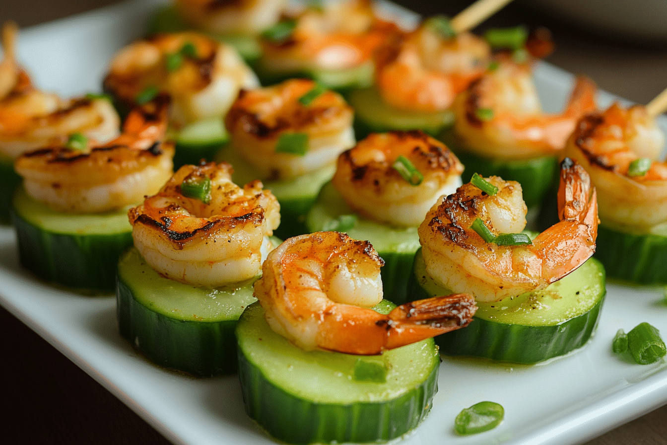 Shrimp Cucumber Bites