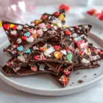 Valentine's Double Chocolate Bark