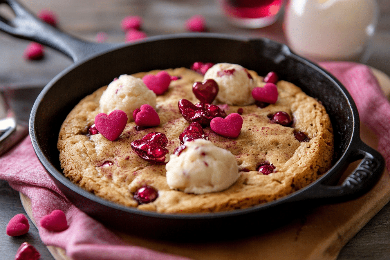 Valentine's Skillet Blondie