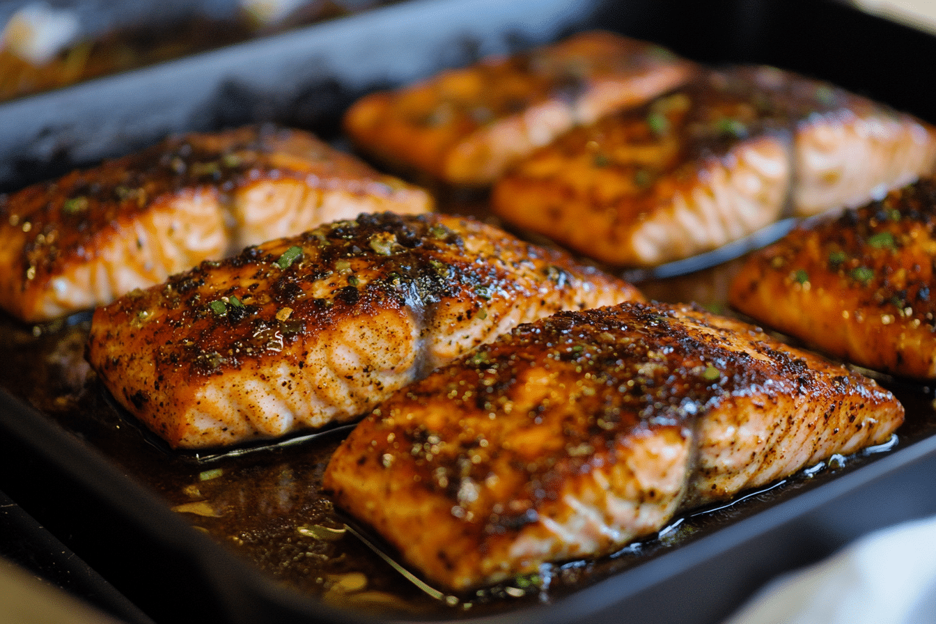 Zesty Cajun Butter Salmon
