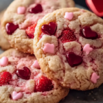 Valentine Strawberry Cookies