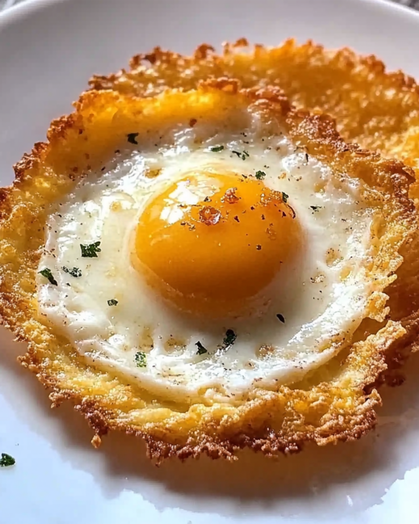 Crispy Cheese Eggs