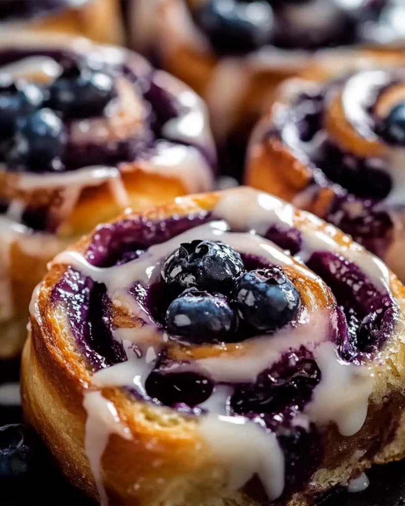 Blueberry Cinnamon Rolls