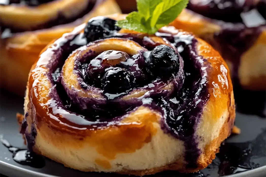 Blueberry Cinnamon Rolls