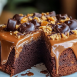 Chocolate Caramel Coffee Cake