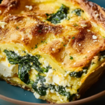 Spinach-Feta Muffin Casserole