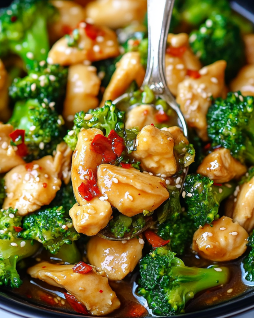 Garlic Chicken & Broccoli Stir-Fry