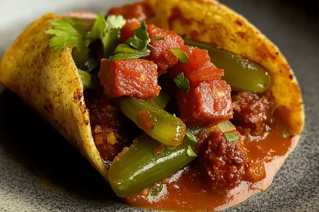 Chorizo with Nopales