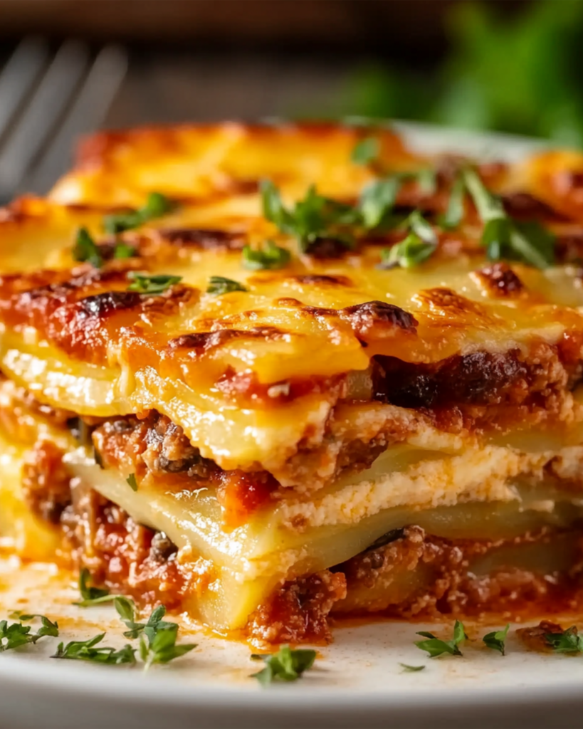 Low Carb Potato Lasagna